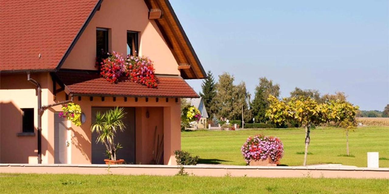 Maison Accueillante A Ebersheim Avec Vue Sur Les Montagnes エクステリア 写真