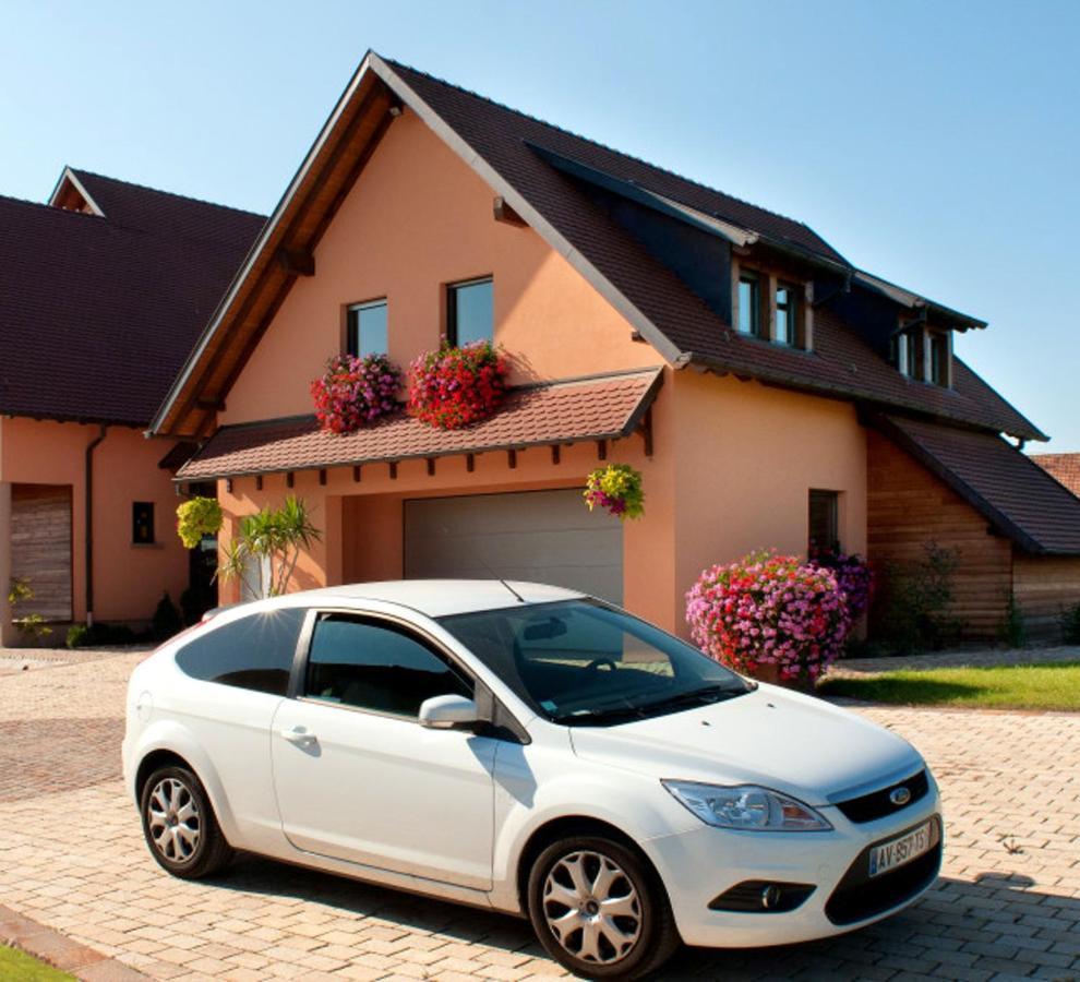 Maison Accueillante A Ebersheim Avec Vue Sur Les Montagnes エクステリア 写真